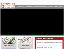 Tablet Screenshot of dolapdereyapikooperatifi.com